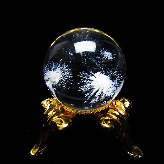 ホワイトスタークォーツ 丸玉 16mm [T371-2590]