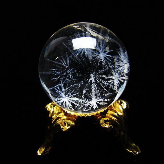 ホワイトスタークォーツ 丸玉 20mm [T371-2592]