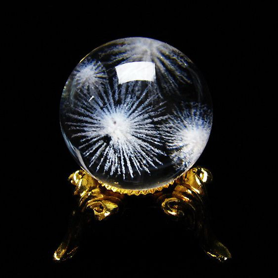 ホワイトスタークォーツ  丸玉 19mm [T371-2635]