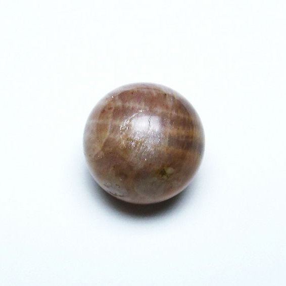 オレンジ ムーンストーン 丸玉 17mm [T371-2721]