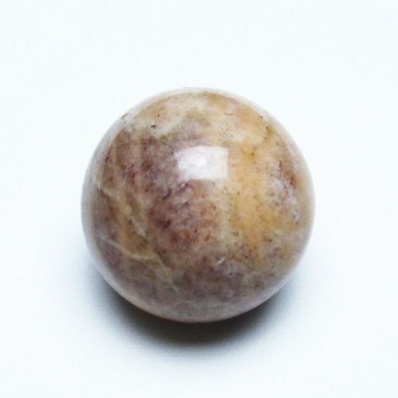 オレンジ ムーンストーン 丸玉 23mm [T371-2833]