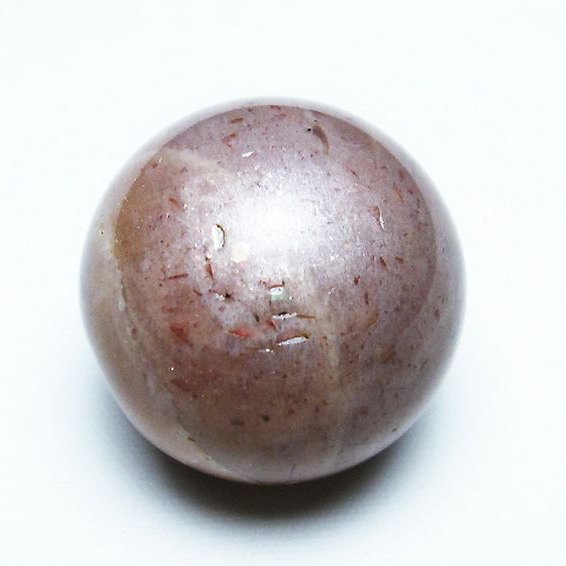 オレンジ ムーンストーン 丸玉 25mm [T371-2864]