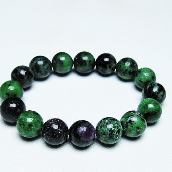ルビーインゾイサイト ブレスレット 13mm [T372-3170]
