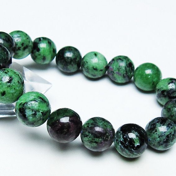 ルビーインゾイサイト ブレスレット 13mm [T372-3285]