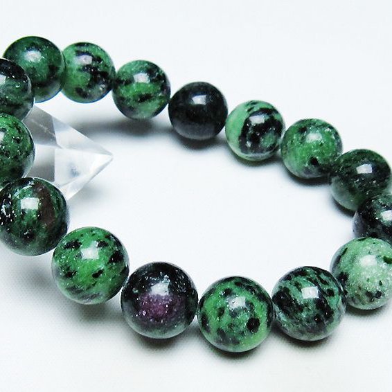 ルビーインゾイサイト ブレスレット 13mm [T372-3291]