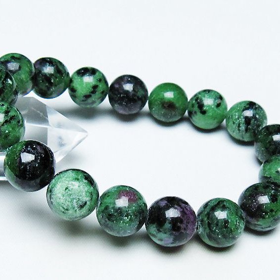 ルビーインゾイサイト ブレスレット 13mm [T372-3295]