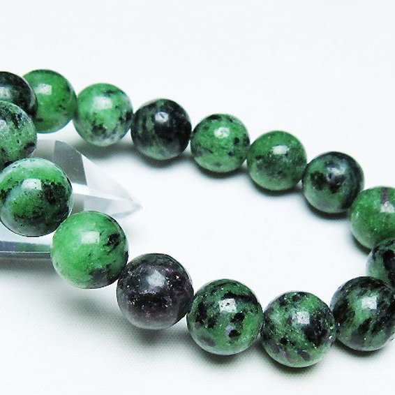 ルビーインゾイサイト ブレスレット 13mm [t372-3430]