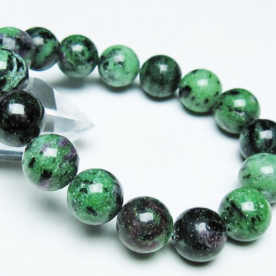 ルビーインゾイサイト ブレスレット 13mm [t372-3449]