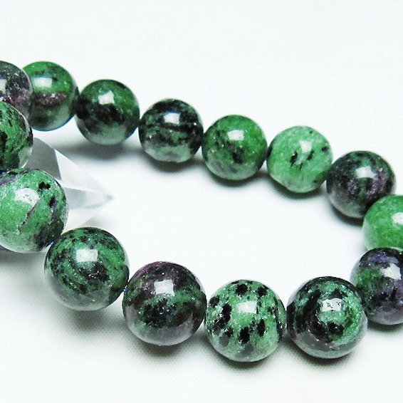 ルビーインゾイサイト ブレスレット 15mm [t372-3518]