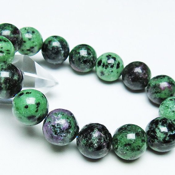 ルビーインゾイサイト ブレスレット 15mm [t372-3527]