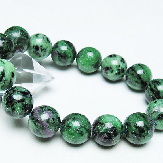 ルビーインゾイサイト ブレスレット 15mm [t372-3529]