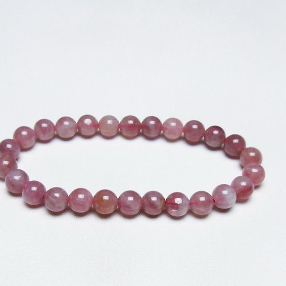 ローズクォーツ ブレスレット 7mm [T373-6466]