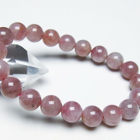 ローズクォーツ ブレスレット 10mm [T373-6770]