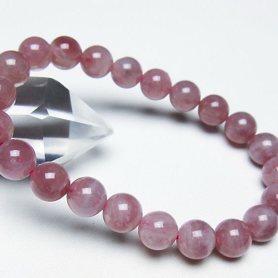 ローズクォーツ ブレスレット 9mm [t373-6807]