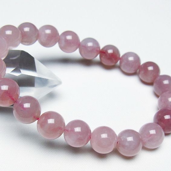 ローズクォーツ ブレスレット 10mm [t373-6847]