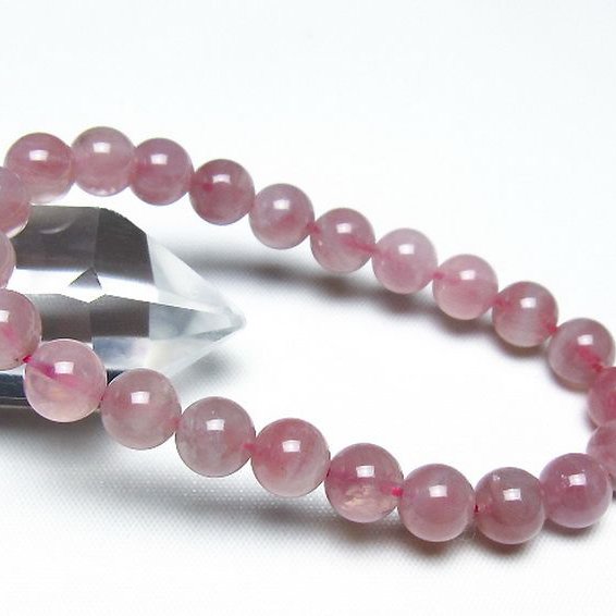 ローズクォーツ ブレスレット 8mm [t373-6968]