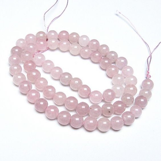 ローズクォーツ 一連 7mm ビーズ [t374-1712]