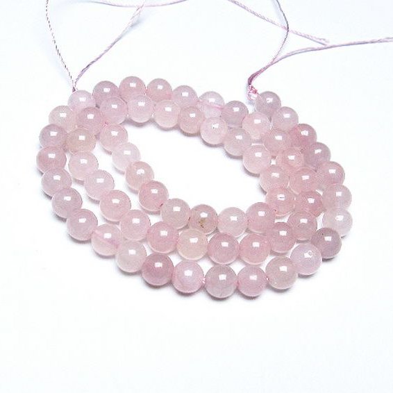 ローズクォーツ 一連 7mm ビーズ [t374-1870]