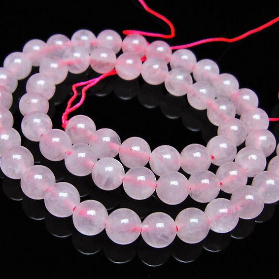 ローズクォーツ 一連 7mm ビーズ [t374-2210]