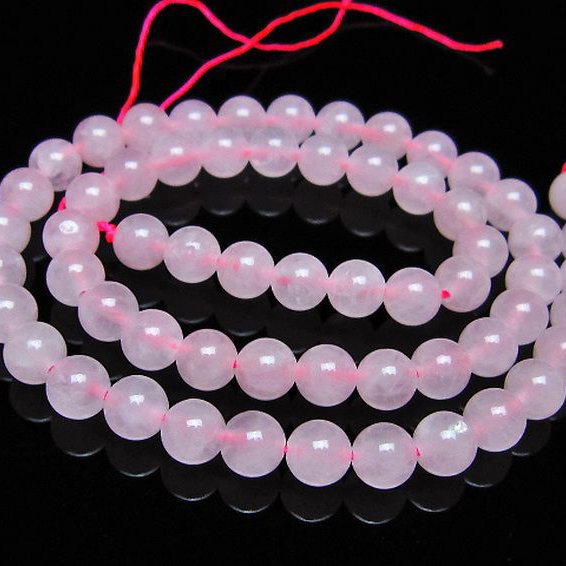 ローズクォーツ 一連 7mm ビーズ [t374-2238]