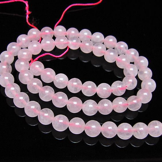 ローズクォーツ 一連 7mm ビーズ [t374-2241]