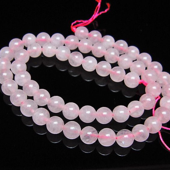 ローズクォーツ 一連 7mm ビーズ [t374-2253]