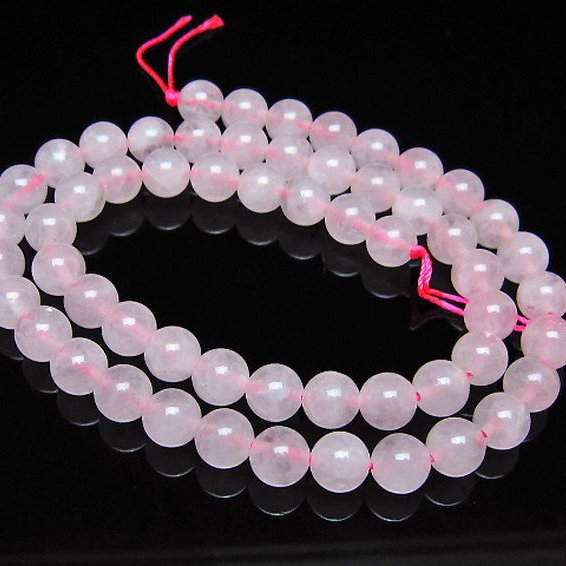 ローズクォーツ 一連 7mm ビーズ [t374-2271]