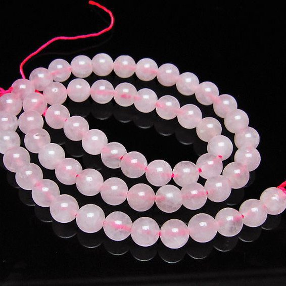 ローズクォーツ 一連 7mm ビーズ [t374-2282]