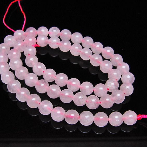ローズクォーツ 一連 7mm ビーズ [t374-2289]