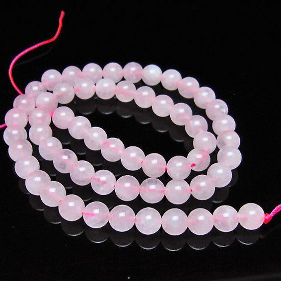 ローズクォーツ 一連 7mm ビーズ [t374-2322]