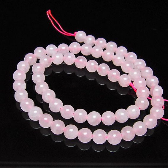 ローズクォーツ 一連 7mm ビーズ [t374-2369]