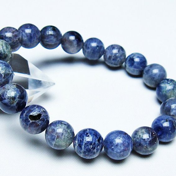 スーパーセブンアイオライト ブレスレット 11mm [T378-4111]