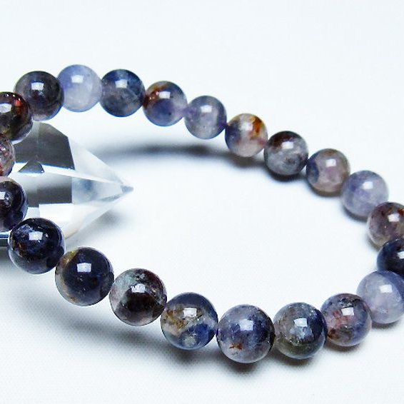 スーパーセブンアイオライト ブレスレット 9mm [T378-4247]