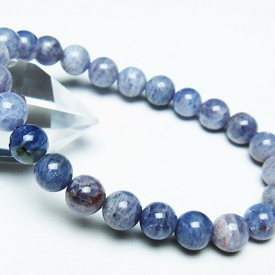 スーパーセブンアイオライト ブレスレット 8mm [t378-4249]