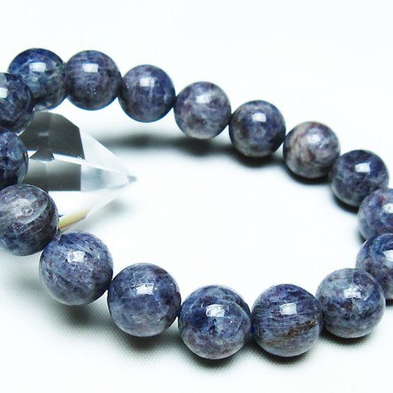 スーパーセブンアイオライト ブレスレット 12mm [t378-4282]