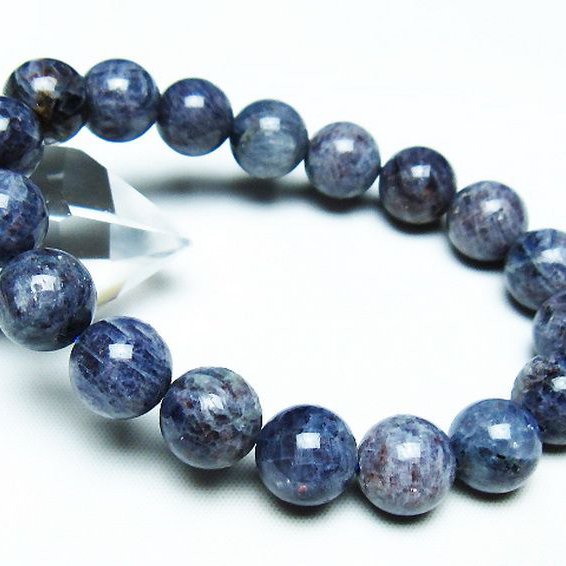 スーパーセブンアイオライト ブレスレット 12mm [T378-4283]