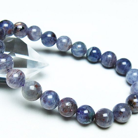 スーパーセブンアイオライト ブレスレット 9mm [T378-4306]