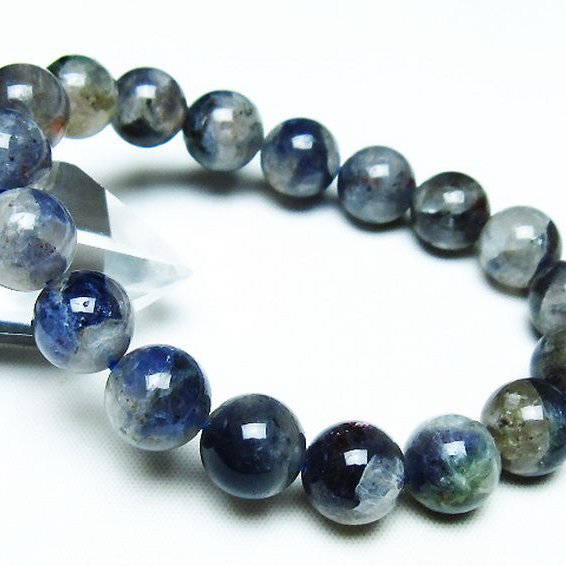 スーパーセブンアイオライト ブレスレット 11mm [t378-4329]