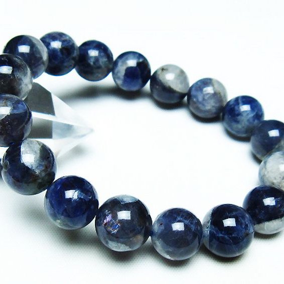 スーパーセブンアイオライト ブレスレット 12mm [T378-4361]