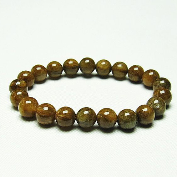 放射金針ルチル水晶 ブレスレット 9mm [T38-1269]