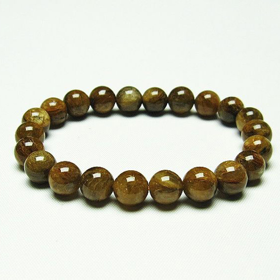 放射金針ルチル水晶 ブレスレット 9mm [T38-1288]