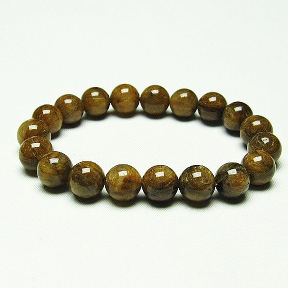 放射金針ルチル水晶 ブレスレット 10mm [T38-1300]