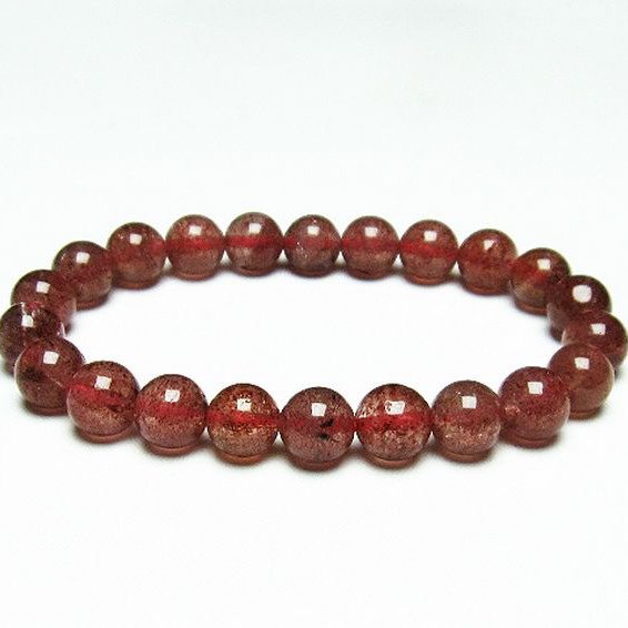 アフリカンストロベリークォーツ ブレスレット 9mm [T381-1734]