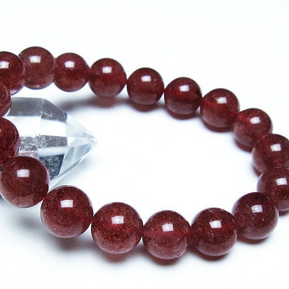 アフリカンストロベリークォーツ ブレスレット 11mm [T381-2410]