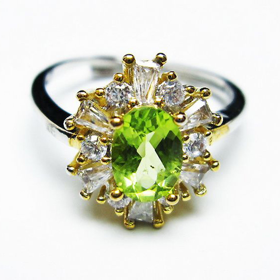 ペリドット 指輪 [T382-4085]