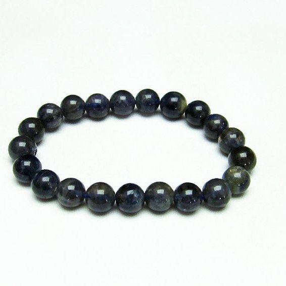 アイオライト ブレスレット 9mm [T383-3674]