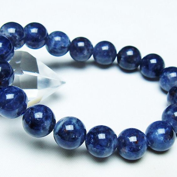 アイオライト ブレスレット アイオライト ブレスレット 約8mm 約6mm - 数珠 京念珠 専門店 念珠