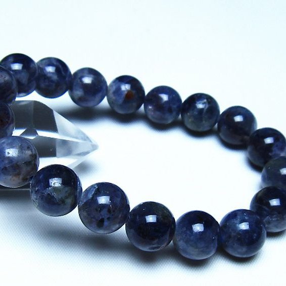 アイオライト ブレスレット 12mm [t383-5161]