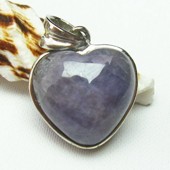 タンザナイトハート ペンダント [t384-1083]