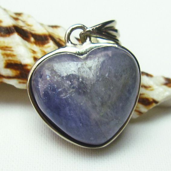 タンザナイトハート ペンダント [T384-1130]